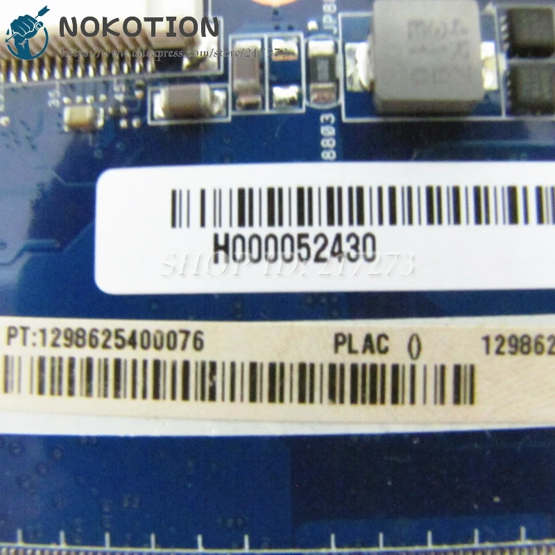 NOKOTION Новый H000052430 основная плата для Toshiba Satellite C850D L850D C855D L855D ПК материнская плата sokcet FS1 HD7600M графика