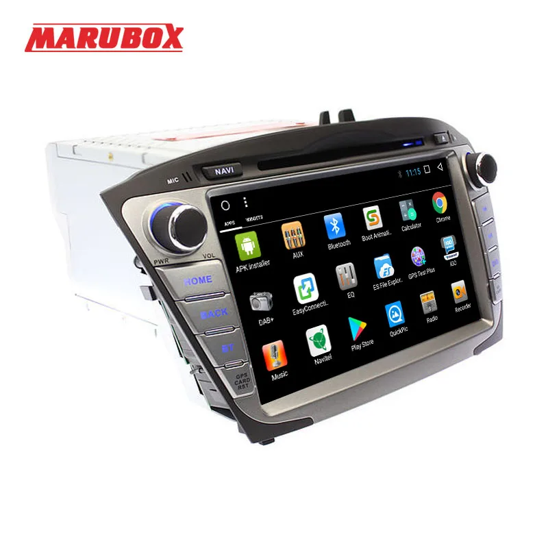 Marubox 2 Din Android 8,1 2 Гб ОЗУ для HYUNDAI ix35 Tucson 2009- Стерео Радио Навигация GPS, DVD Автомобильный мультимедийный плеер 8A301DT8