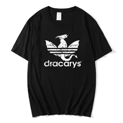 «Игры престолов» Dracarys футболки Унисекс Взрослые harajuku винтажная стильная футболка Camisetas hombre футболка уличная мужская одежда