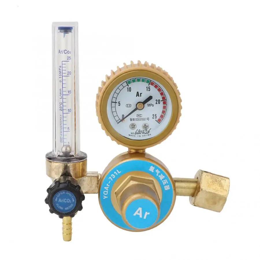 CO2 Mig Tig счетчик регулятор потока давления калибровочный инструмент для сварочного агрегата части газа измерения давления