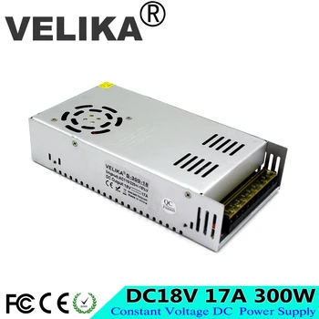 

Single Output 18V DC Power Supply Switch Switching 17A 300W Driver Transformers 110V 220V AC DC18V SMPS for Light CNC Stepper