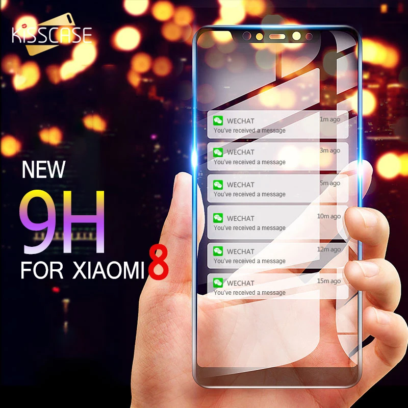 Защитное стекло KISSCASE закаленное для Redmi 4X/5 Plus/Note 5/6 Pro/A1/A2/Max3/Mi8/F1|Защитные стёкла и