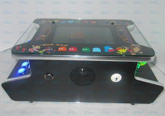 Cheap 10.4 inch LCD Mini Cocktail Arcade Machine With Classical Game 412 In 1PCB/With Illuminated joystick and Illuminated button