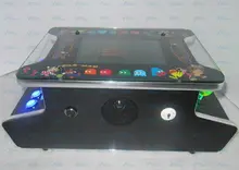 10.4 дюймовый ЖК-мини коктейль Аркады машина с классической игры 412 в 1PCB/с подсветкой джойстика и кнопка горит 