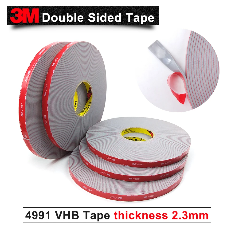 

3M double sided tape/VHB 4991 acrylic adhesive tape/Outstanding durability performance/20mm*16.5m*5rolls/we can offer other size