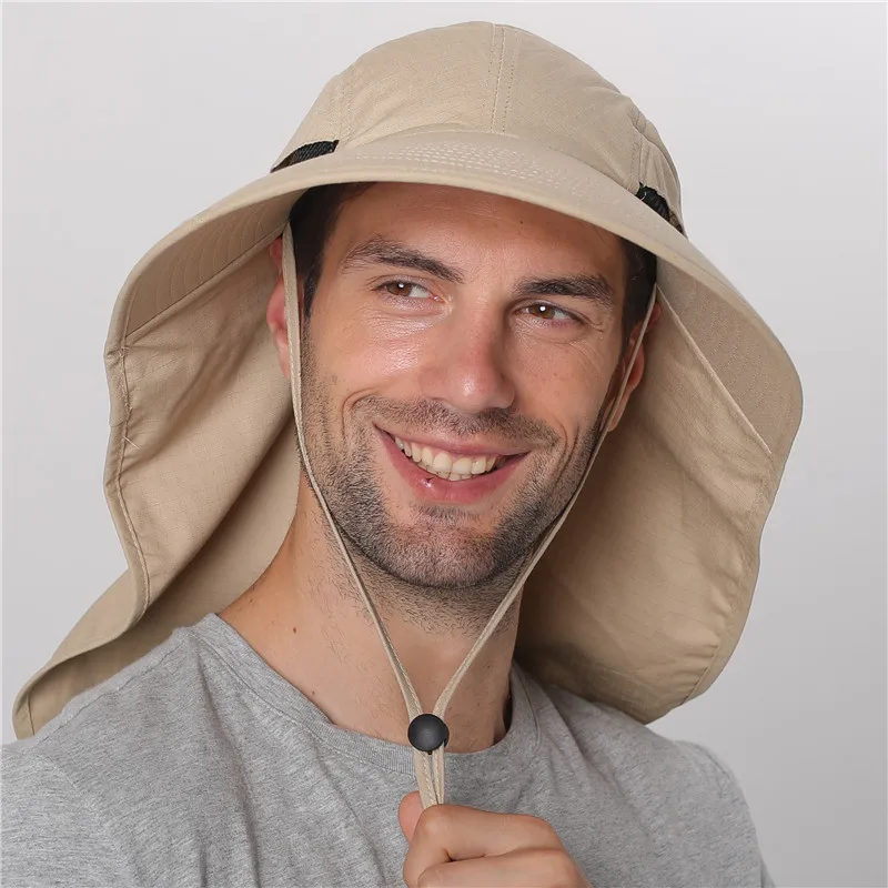 Summer Sun Hat Men Women Cotton Boonie 