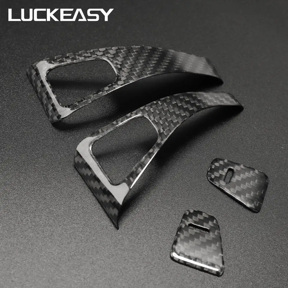 LUCKEASY Car window button modified patch for Tesla Model 3 Car interior accessories door lock decorative patch 14pcs/set