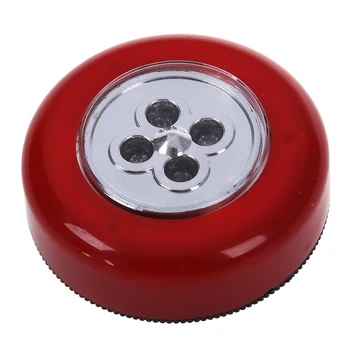 

4 LEDS lamps touch adhesive sticky spot ceiling light portable wireless