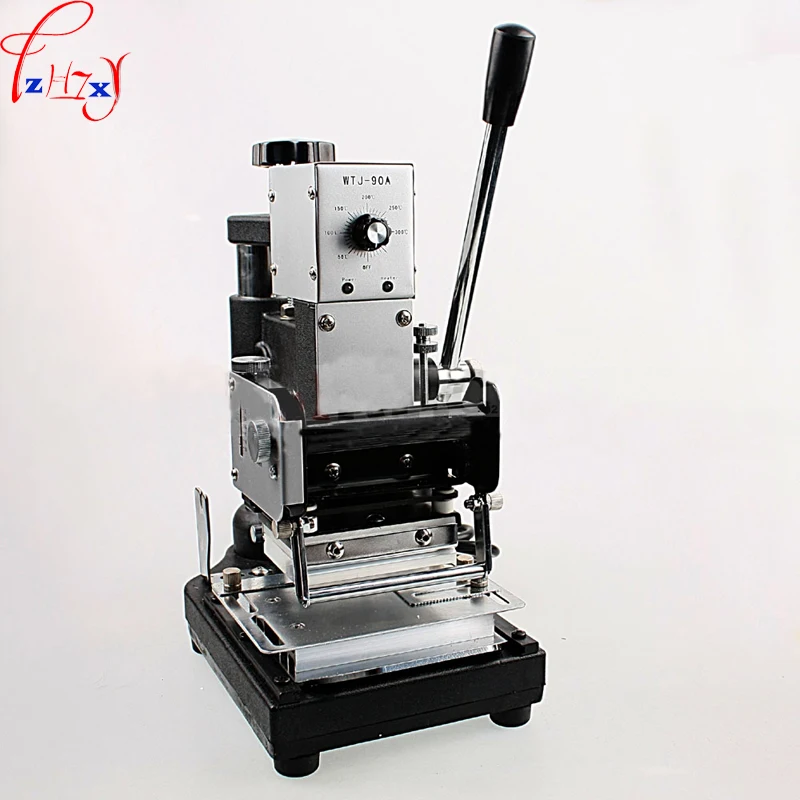 

WTJ-90A manual membership card bronzing machine stainless steel PVC membership card bronzing machine 220V 1PC
