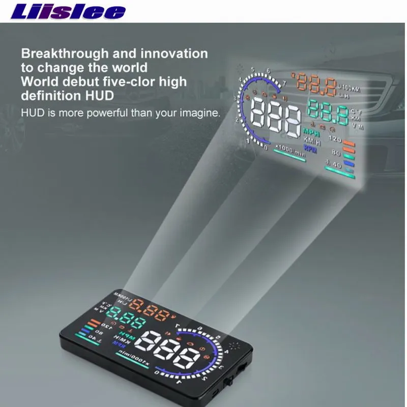 ڵ HUD   ÷ Fiat Doblo/Fiorino/Freemont/Idea/Qubo HUD OBD Refkecting Windshield Screen   