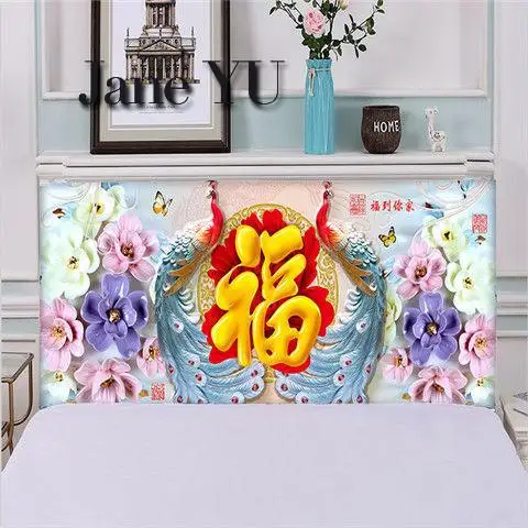 

JaneYU All-inclusive bed head cover bed cover dust cover 1.5m1.8m simple modern leather bed soft bag fabric protective cover