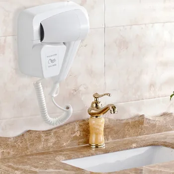 

Personal Care Electric Hair Dryer Wall Mount Hotel bathroom Home Bathroom Hair Dryer Skin 220v Hanging Wall Hanging Hair Dryer
