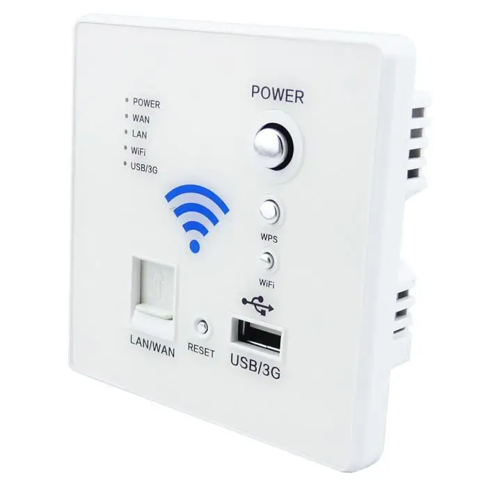 

Free shipping WIFI USB Socket best price White color Wall Outlet Power Outlet internet socket