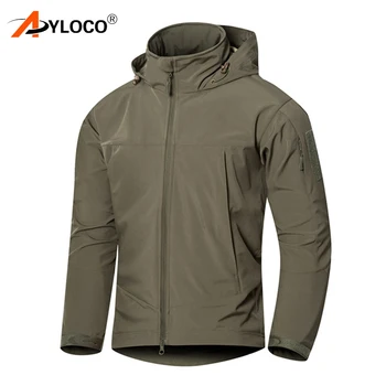 

Outdoor Clothing Autumn Men's Jacket Coat Military Waterproof Tactical Outwear US Thin Breathable Nylon Light Hiking Windbreaker