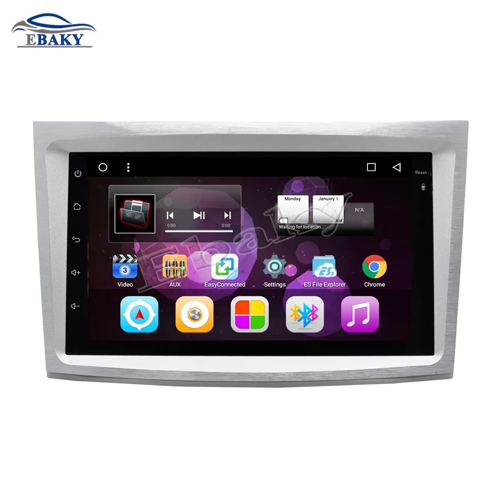 Best NaviTopia 7inch 8 core RAM 2G ROM 32G Android 8.1 Car Radio Player for Subaru Outback with GPS Navigation 1