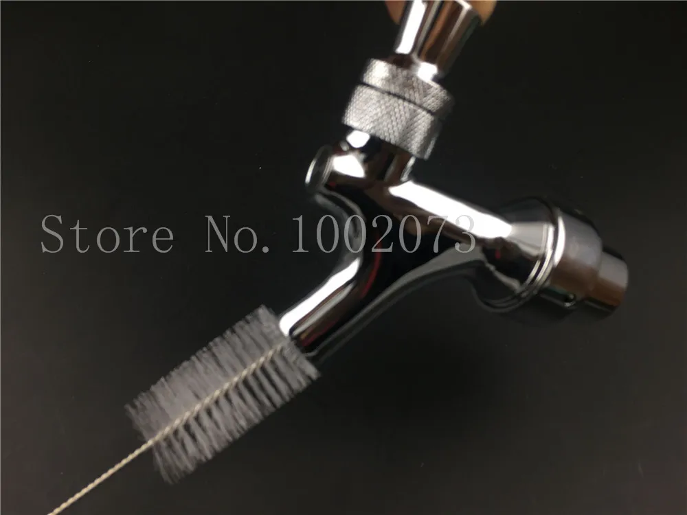 Homebrew kegging,7.87 inch Tap Faucet Brush Beer Keg Hardware & Pipe Fitting cleaning 5pcslot (9)