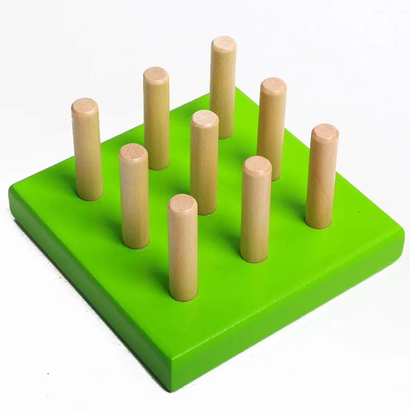 Wooden Puzzle 3D Geometric Sorting Lerning Jigsaw Puzzles For Children Educational Toddler Toy For Children MF2964H