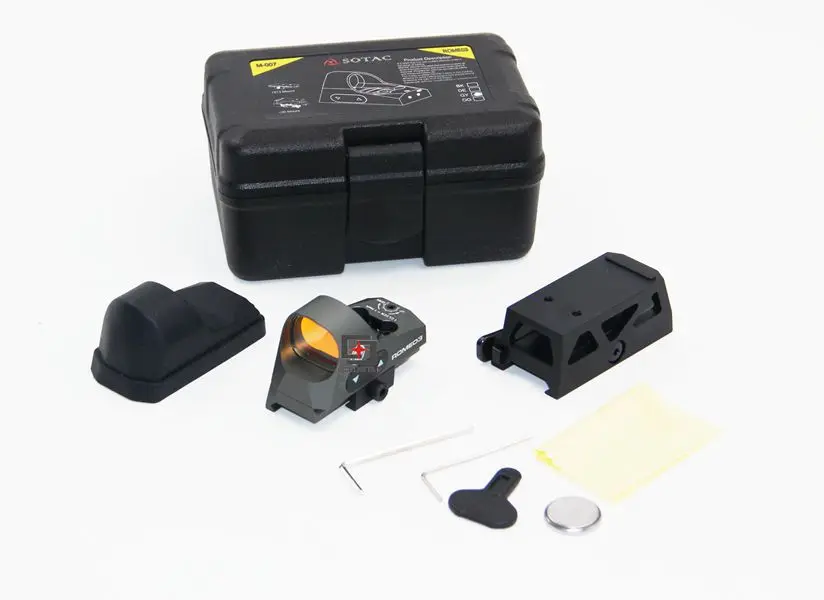 

Tactical 3MOA Red Dot Sight Scope for Tactical Hunting Air Reddot Riflescope With Two Mounts 20MM For pistola