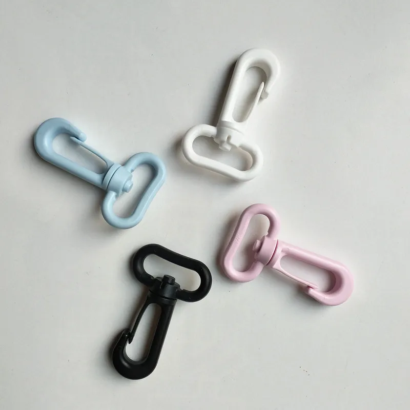 5pcs Plastic Swivel Snap Hooks For Bag Belts Straps Keychain Clasp