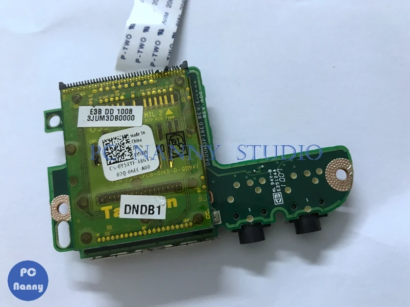 NOKOTION Подлинная для dell Inspiron 1464 1564 1764 Дочерняя плата Usb-порт аудио Плата Y5XYF 0Y5XYF с