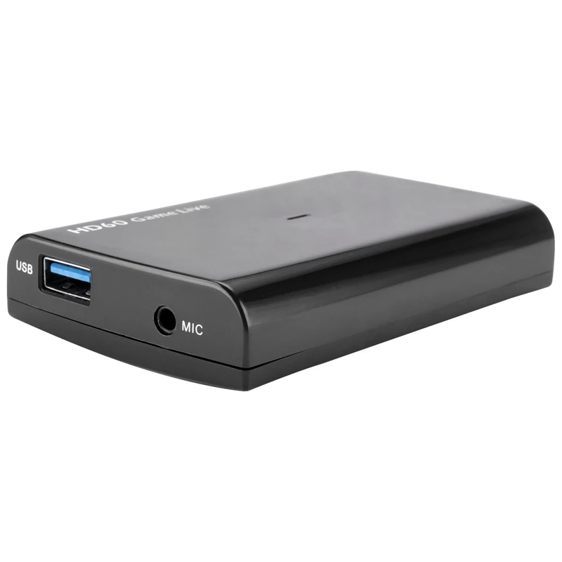 HDMI Карта видеозахвата USB 3,0 Mic, HD 1080 P 60fps игры видео Регистраторы для PS3 PS4 Xbox TV BOX дергаться OBS Youtube Live Streaming