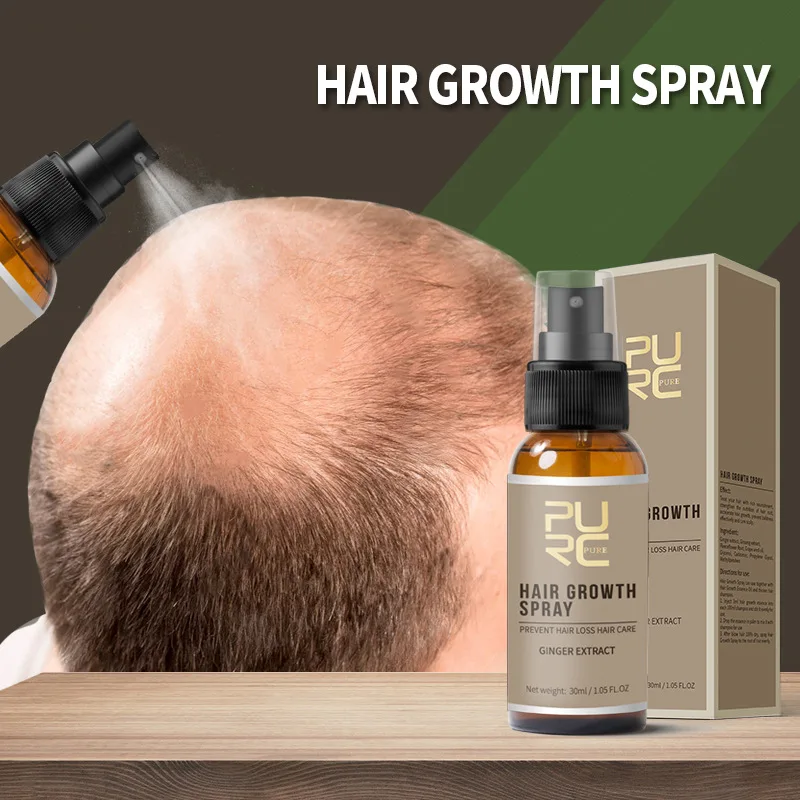 Уход за волосами для мужчин t экстракт имбиря 30 мл эффективный спрей для роста волос от выпадения волос для мужчин и женщин TSLM1