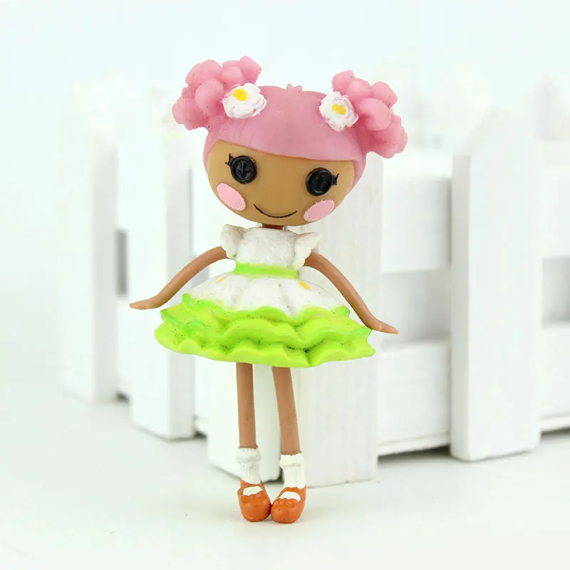 Новое поступление мини 3 дюймов MGA куклы Lalaloopsy Мини Куклы для девочки игрушка театр свой уникальный стиль - Цвет: 9