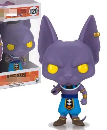 Аниме dragon ball Hit goku black beerus zen oh ПВХ фигурка игрушка whis vegeta broly виниловая
