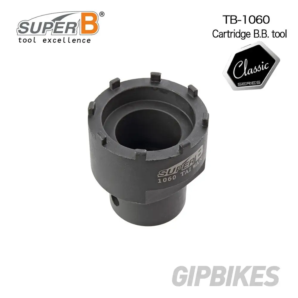 Супер B TB-1060 картридж BB инструмент для Shimano, T r u v a t i, SRAM и все ISIS 8-Нотч каретка чашки инструменты велосипед - Цвет: TB-1060