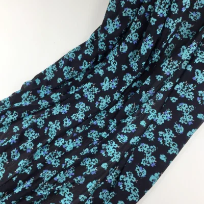 Модная шифоновая ткань с цветочным принтом для шитья летнего платья