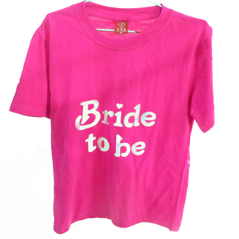Скидка 50% на футболку 3 предмета sparking bride to be вечерние свадебные наряды для