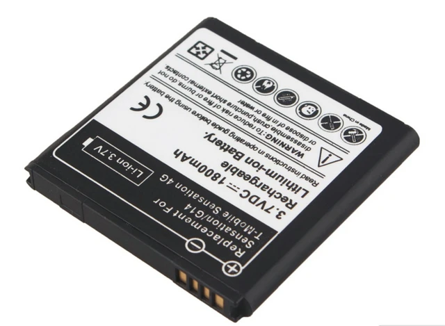 Vhbw Batteria 1700mAh Compatibile Con HTC Sensation Z710e, Sensation XE Z715E – Li-Ion 3,7V, Ricambio BA S560, BA S590, BA S640
