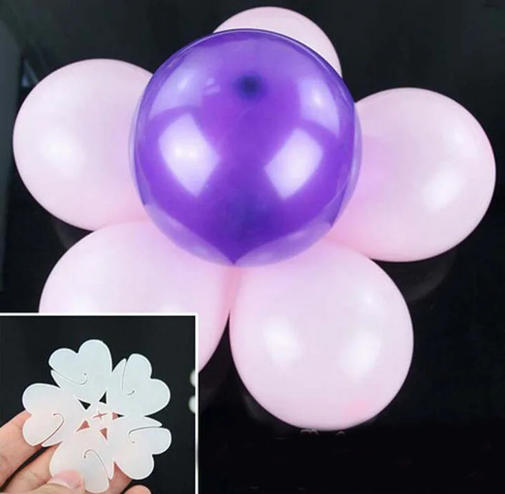 Easy to use balloon flower shaping clip plastic sealing Latex Balloons helium hydrogen for