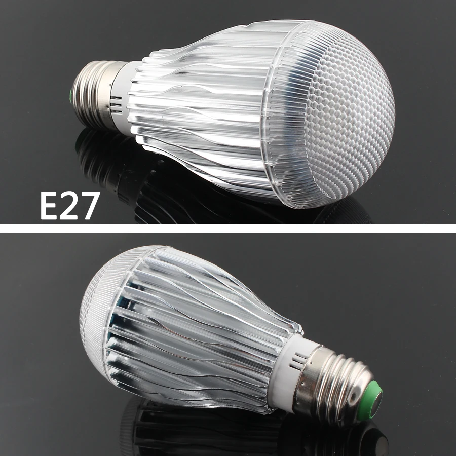 Светодиодная лампа RGB 12 В 220 E14 E27 умная для дома светильник датчик движения с