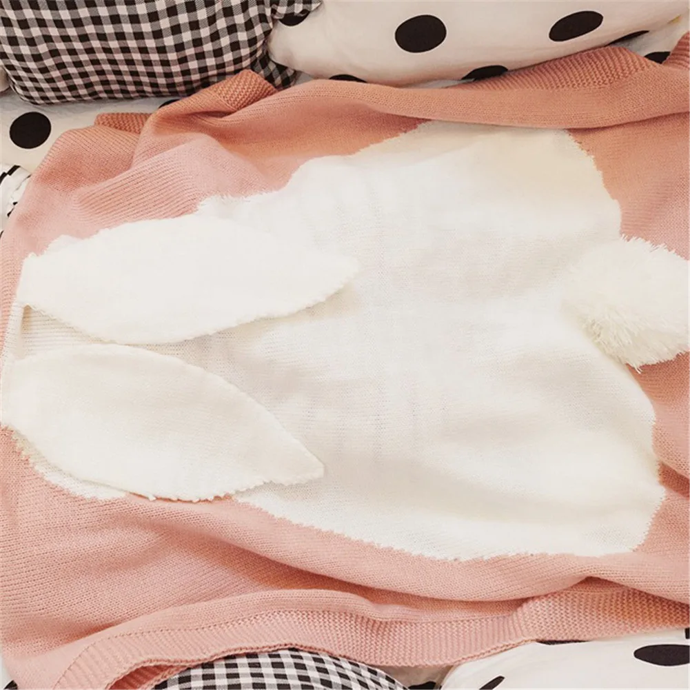 Детское одеяло Детский сон одеяло детское мужской и женский вязать одеяло прорастания кролика кондиционер шерстяное одеяло