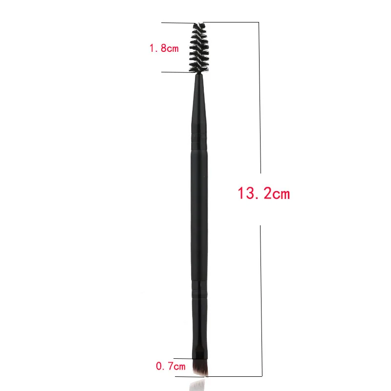 2018 один деревянной ручкой двуглавый eye brush двойной кисть для бровей Бесплатная