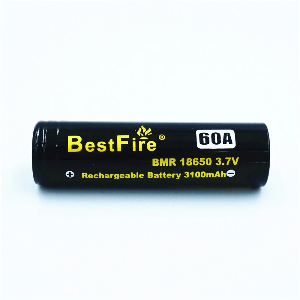 1 шт. перезаряжаемая батарея BestFire 18650 3 7 в 3100 мАч 60 А для Wismec Reuleaux GEN3 RX200S RX2/3 RX300 набор
