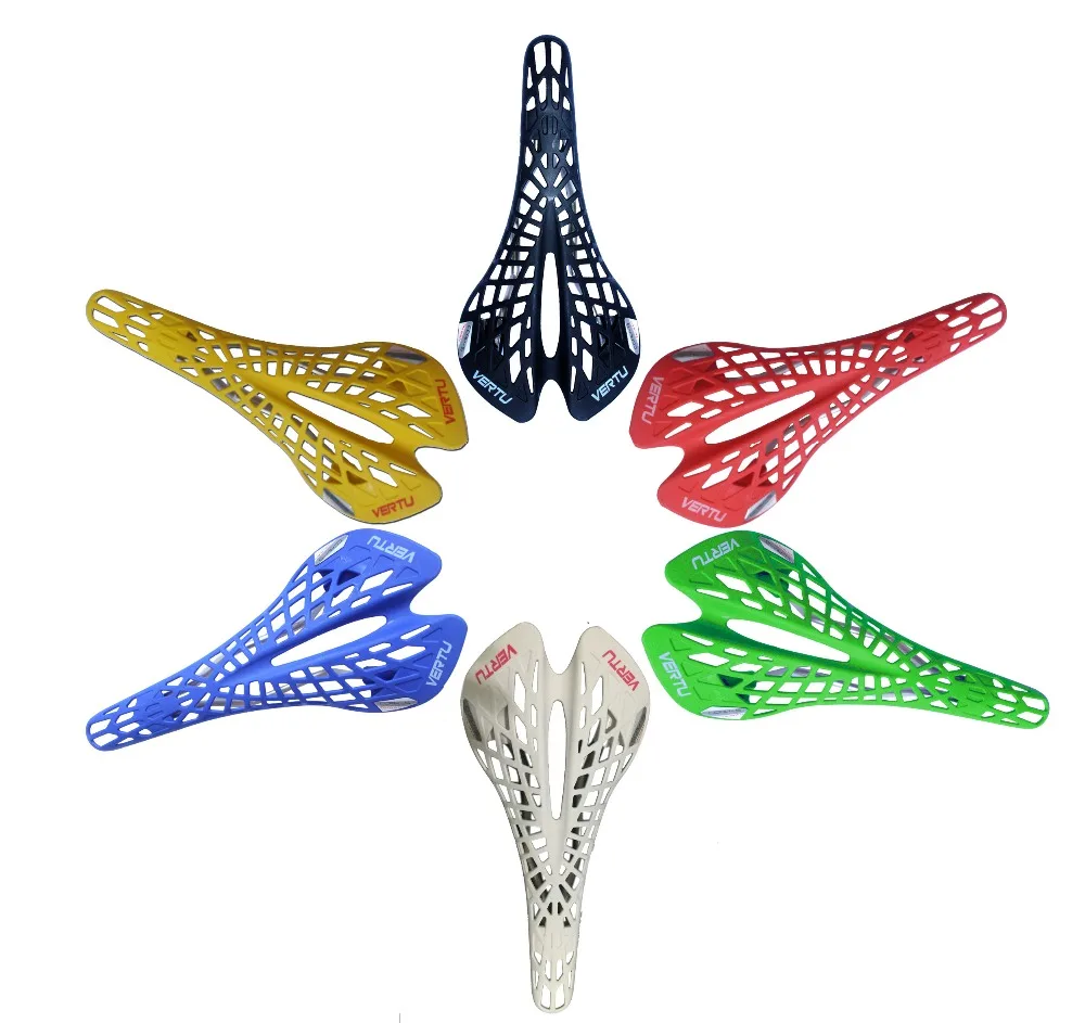 Super Light Plastic Factory Agents VERTU Bicycle Saddle Mountain MTB Bike Saddle Seat 6 Colors PVC Cushion Sillin Bicicleta