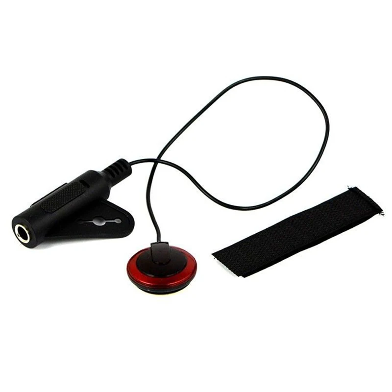 New Professional Piezo Contact Microphone Pickup For Guitar Ukulele 1/4'' Musical Instrument Accessories Parts