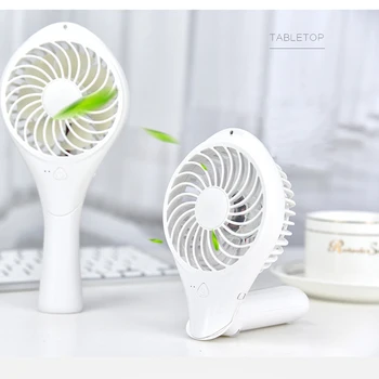 

Mini USB Portable Fan Cooler Handheld Foldable Rotate Mini Desk Fan Rechargeable ABS Blade For Office Outdoor Household Travel