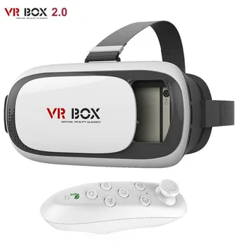 New version 2.0 VR II VR wearing virtual reality 3D glasses  3.5 - 6.0 inches smart phone + USB Bluetooth 1.0 game controller