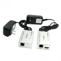 

10pcs / lots HDMI 1.4 With 3D Extender Over 60m Ethernet LAN RJ45 CAT5E CAT6 For HD 1080P DVD PS3 ,Free shipping By Fedex