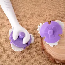 Для рельефной отделки тортов резак Сахар Инструменты для украшения торта пластиковые Скалки кружева в Горошек тканый узор Embosser ролик