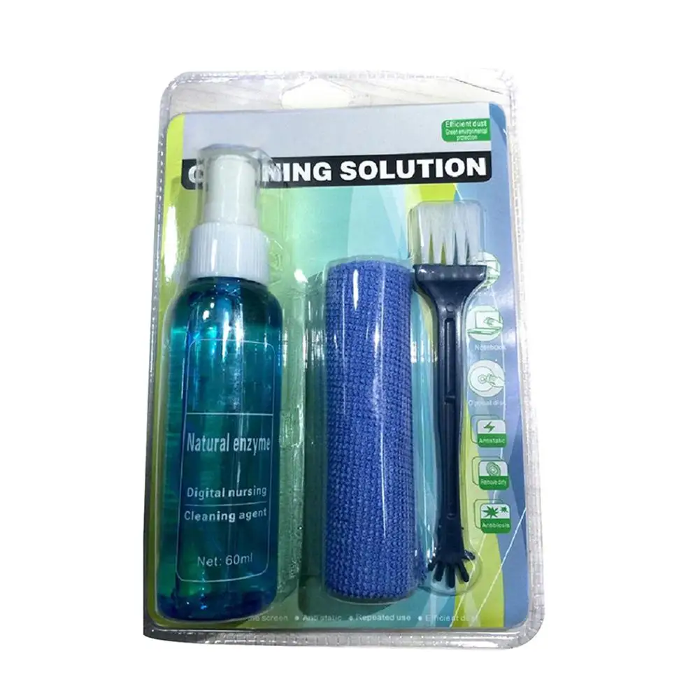 

Laptop Computer Cleaning Solution Mobile Phone SLR Camera Household Appliances Microfiber Cleaning Cloth Cleaner 3-Piece Set