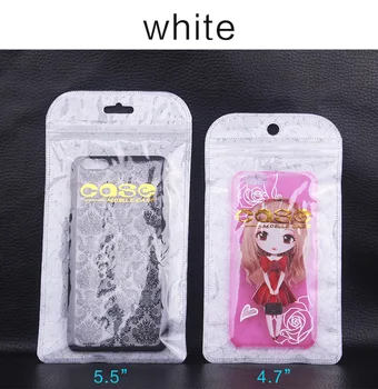 

400pcs/Lot Zipper lock Retail packing bag plastic Poly PVC PP gift packaging bag for iphone6s SamsungS7 Electronic accessories