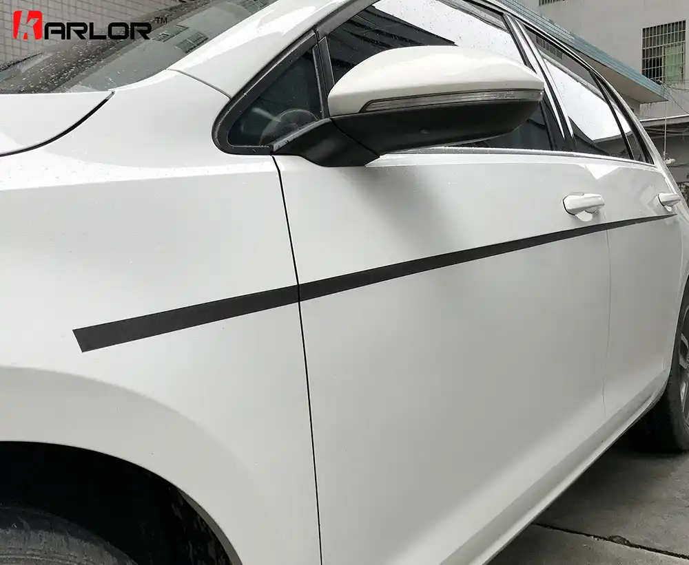 ペアドアサイドベルトラインフェンダーボディ炭素繊維フィルムステッカーとデカール車のスタイリングのためのフォルクスワーゲンvwゴルフ7 Mk7 7アクセサリー Film Sticker Stickers And Decalscarbon Fiber Film Aliexpress