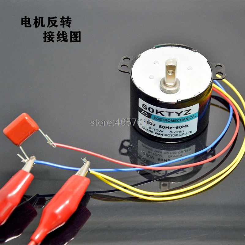 

Free shipping 50KTYZ permanent maglev synchronous motor 220V 6W-10W 5RPM,10RPM,15RPM,20RPM,30RPM, 50RPM micor gear motor