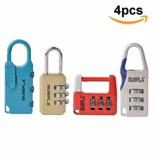 4 шт./упак. 3 Кодовый замок Пароль безопасности замки для чемодан для путешествий шкаф для хранения ящик кодовые замки Набор