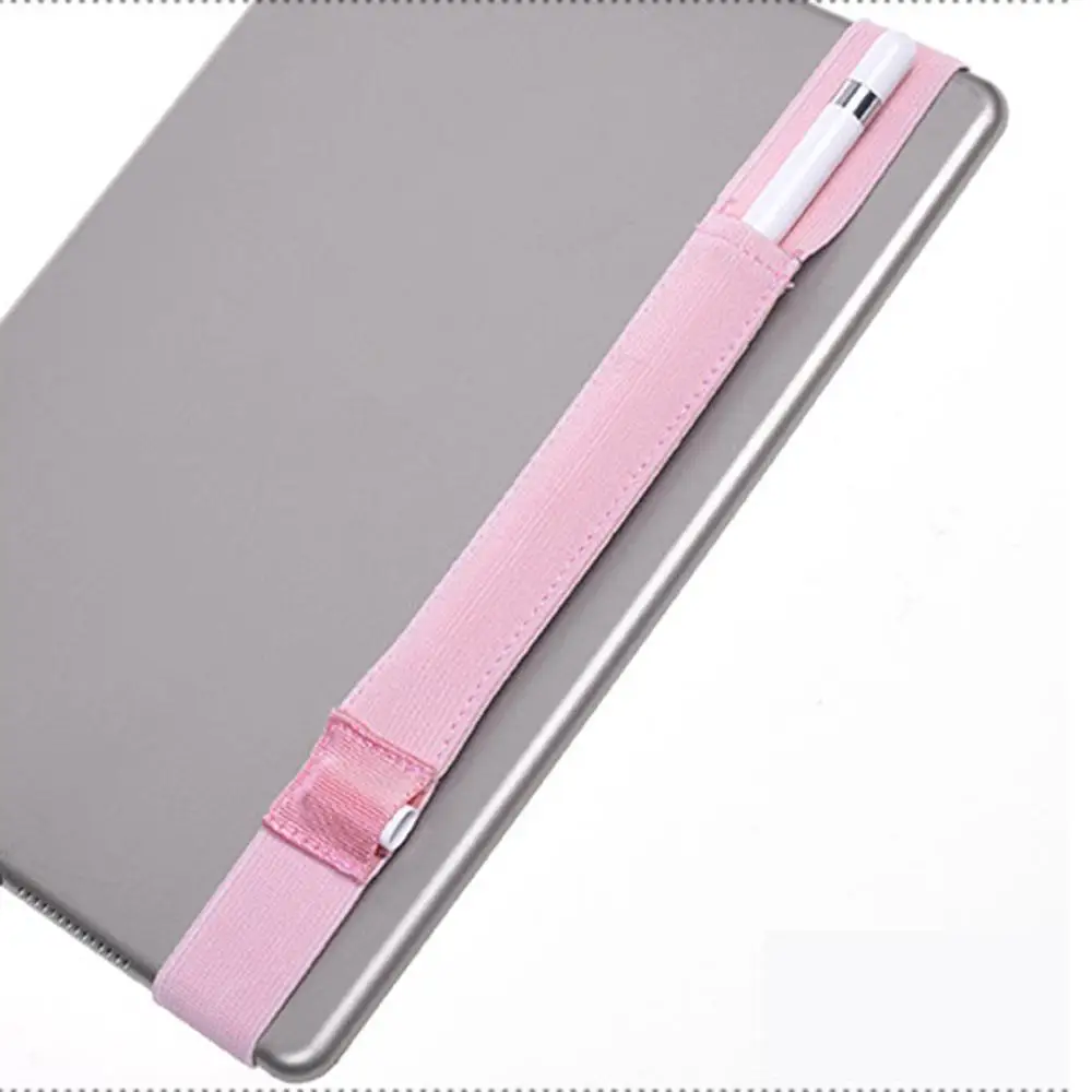 9.7 inch pink Пенал защитный чехол для Apple Pencil tablet ручка рукав сумка с эластичной лентой анти-потеря пенал - Цвет: 9.7 inch pink