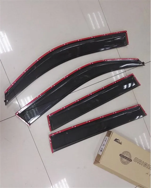 Acrylic-Window-Visor-Shade-Vent-Rain-Deflector-Cover-Fit-For-Nissan-x-trail-t31-2008-2009